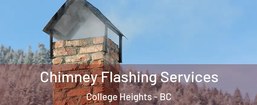 Chimney Flashing Services College Heights - BC