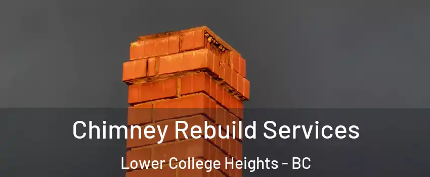  Chimney Rebuild Services Lower College Heights - BC