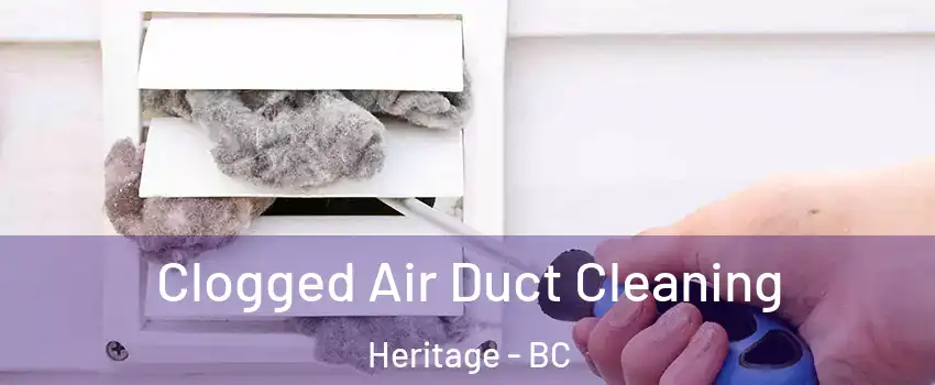  Clogged Air Duct Cleaning Heritage - BC