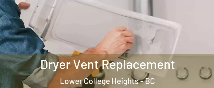  Dryer Vent Replacement Lower College Heights - BC