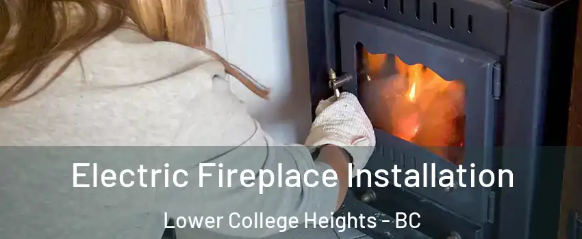  Electric Fireplace Installation Lower College Heights - BC