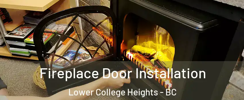Fireplace Door Installation Lower College Heights - BC
