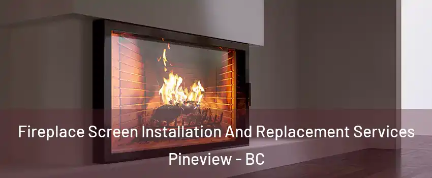 Fireplace Screen Installation And Replacement Services Pineview - BC