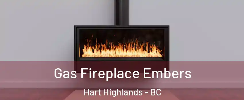  Gas Fireplace Embers Hart Highlands - BC