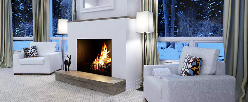 Metal Firebox Installation For Fireplace in Blackburn, BC