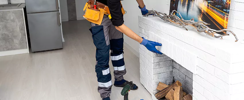 Outdoor Fireplace Restoration in Blackburn, British Columbia
