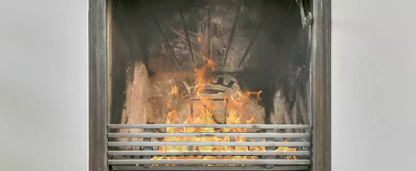 Travis Industries Linear Gas Fireplace Installation in College Heights, British Columbia