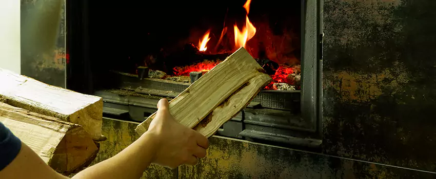 Wood Stove Heat Resistant Wall Repair in Blackburn, British Columbia