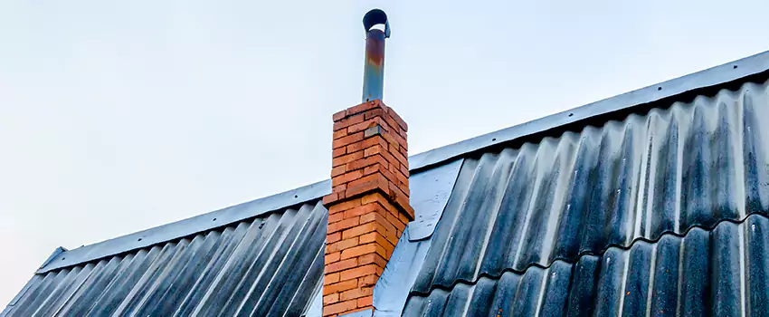 Aluminium Chimney Flashing Repair in Blackburn, BC