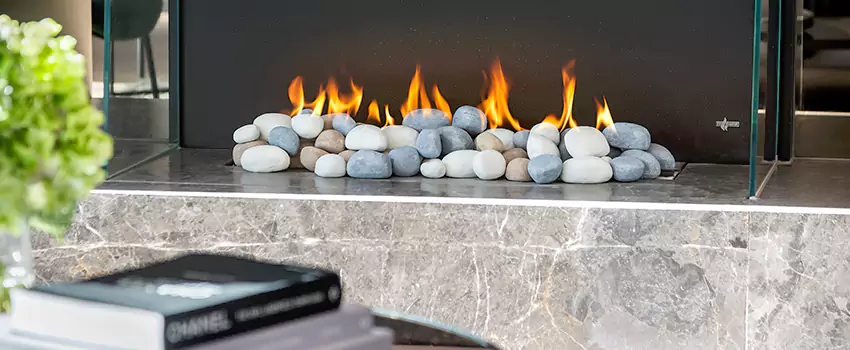 Double-Height Fireplace Design Refurbishment in Blackburn, British Columbia