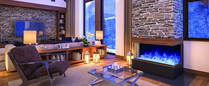 Dynamic Flame Color Fireplace Installation in Blackburn, BC