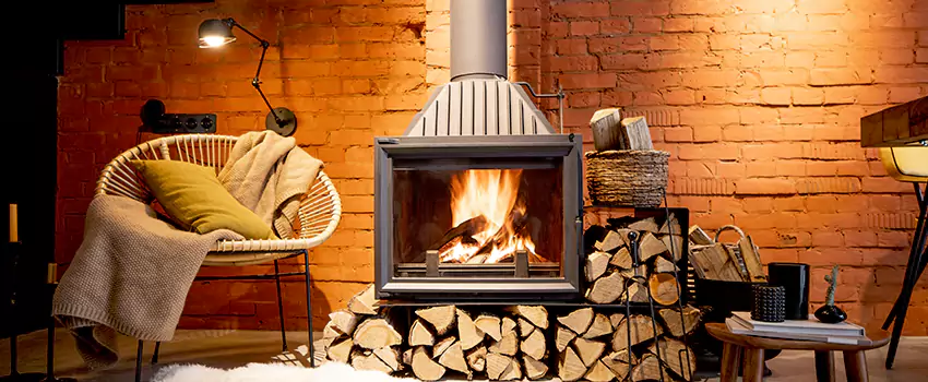 Pellet Stove Chimney Pipe Brackets Installation in Blackburn, BC