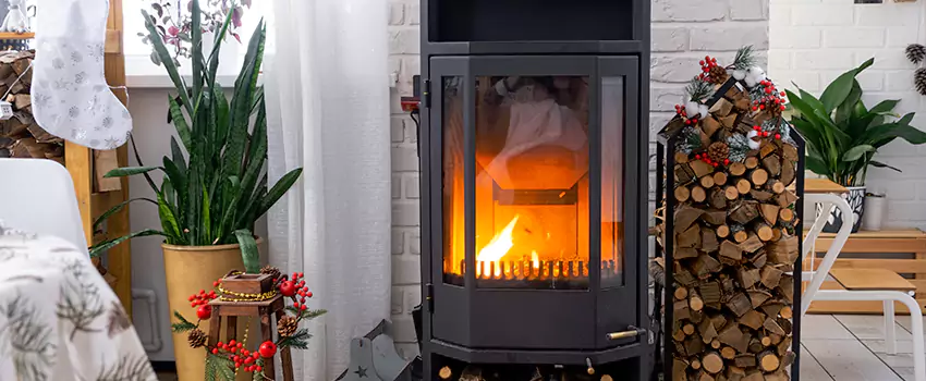 Thelin Hearth Products Direct Vent Gas Stove Fireplace Inspection in Blackburn, BC