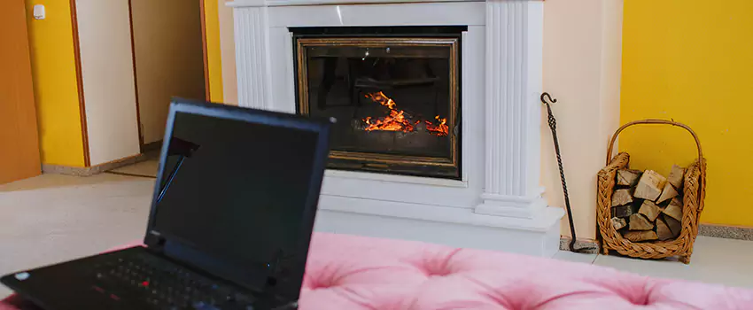 Valor Outdoor Gas Fireplace in Blackburn, British Columbia