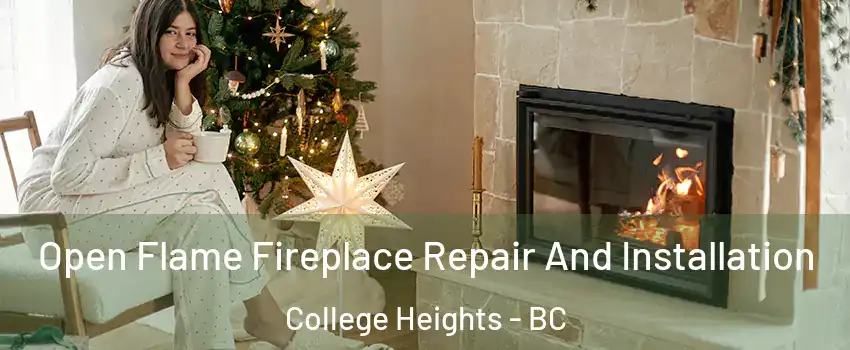  Open Flame Fireplace Repair And Installation College Heights - BC