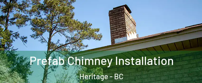  Prefab Chimney Installation Heritage - BC