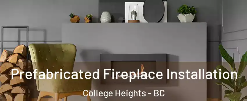  Prefabricated Fireplace Installation College Heights - BC