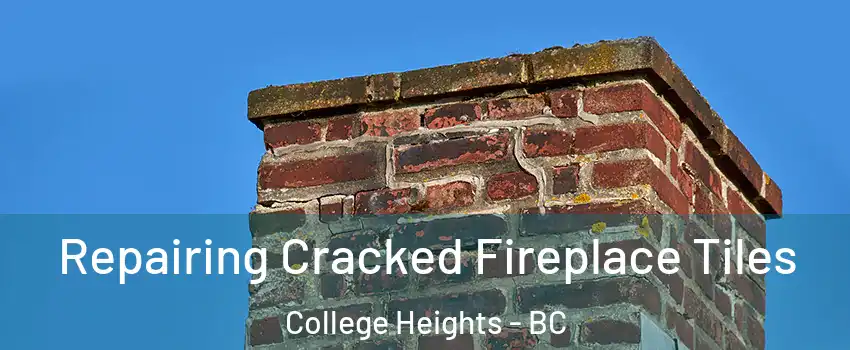  Repairing Cracked Fireplace Tiles College Heights - BC